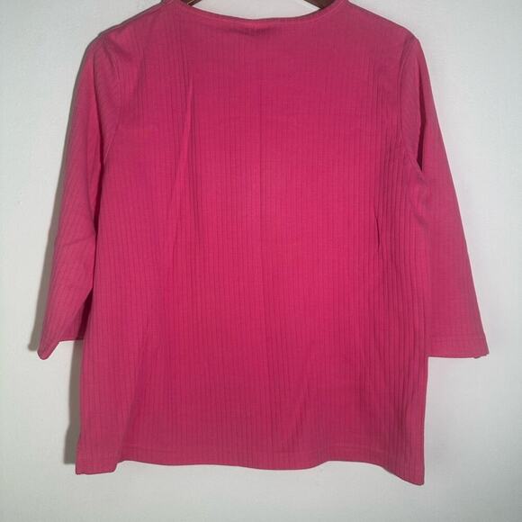 Nikki Pink Boxy Buttoned Blouse - Picture 3 of 3